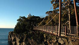 城ケ崎海岸 門脇つり橋