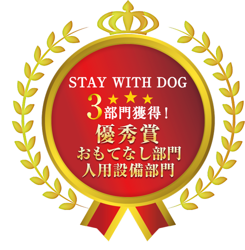 STAY WITH DOG 3部門獲得！